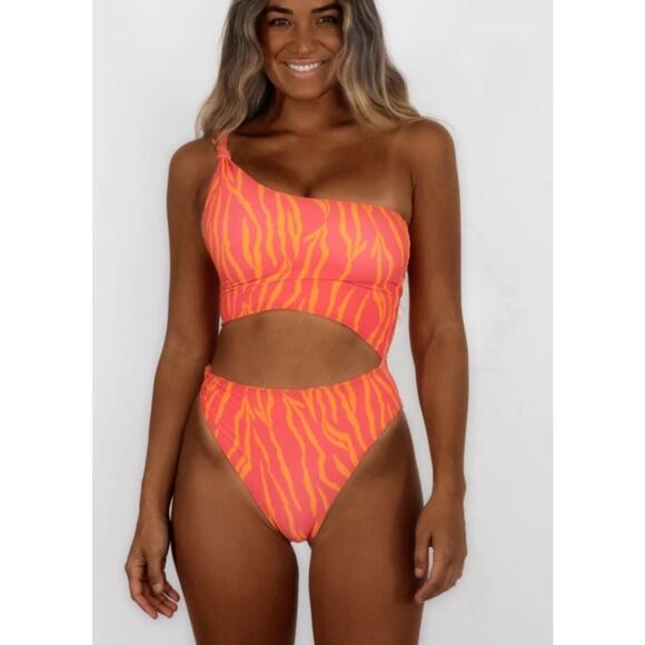Skatie• ‘Nicole’ One Piece Swimsuit in Mauna Loa - Picture 1 of 14